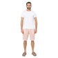 Pantaloncini estivi in cotone rosa con coulisse
