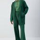 Giacca lunga con cappuccio e zip