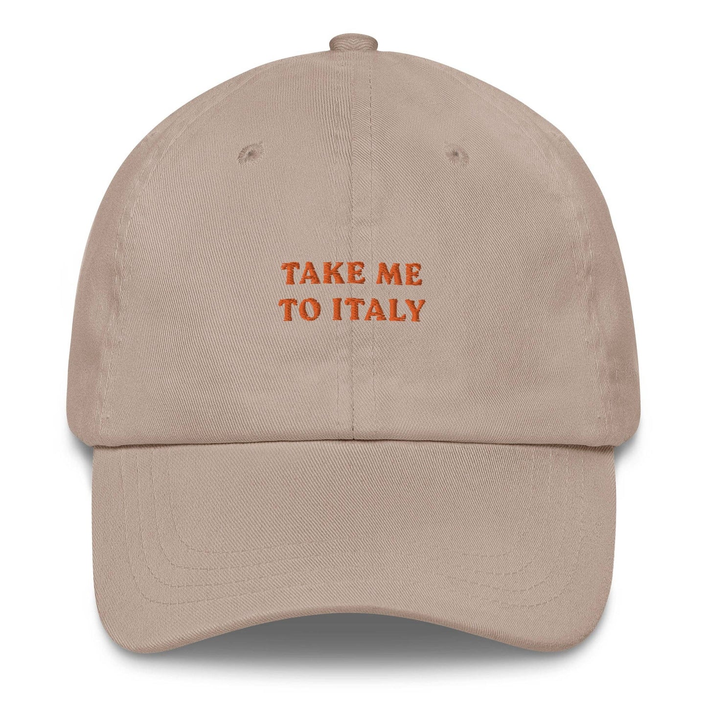 Cappellino da baseball “Take Me to Italy” con ricamo