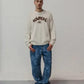 Maglione beige Nowhere in cotone biologico