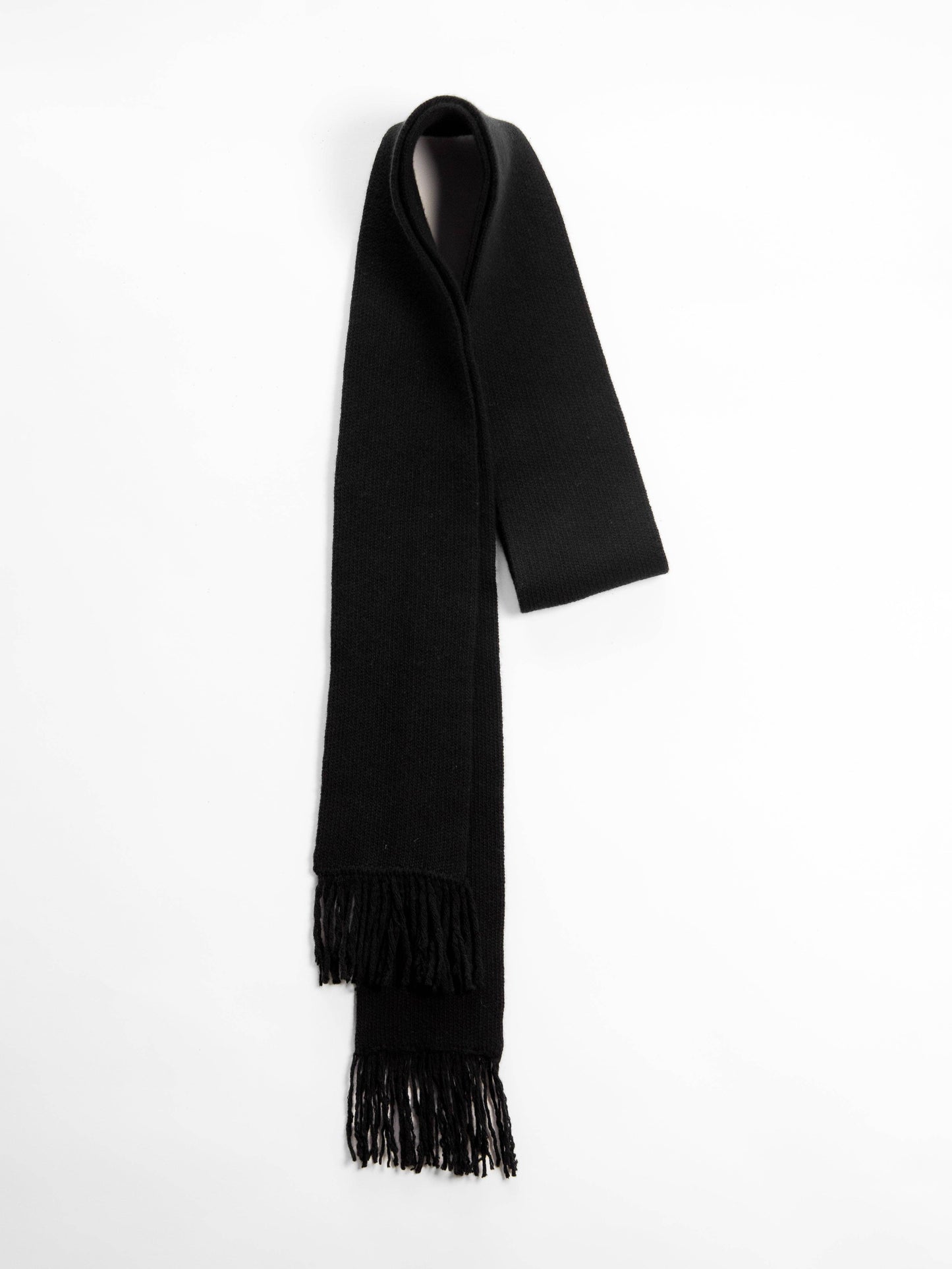 Sciarpa in misto cashmere con frange
