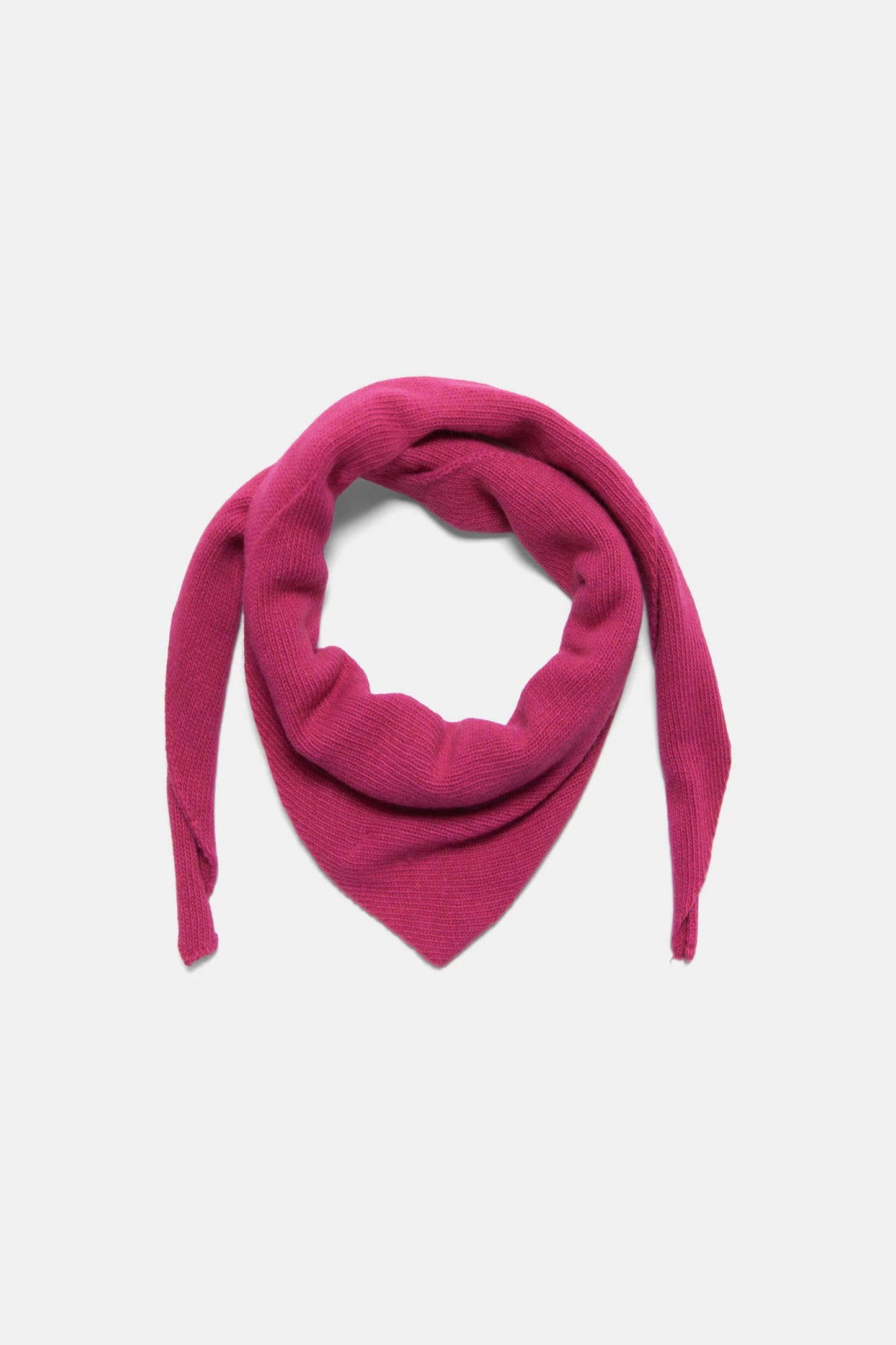 Sciarpa triangolare in maglia