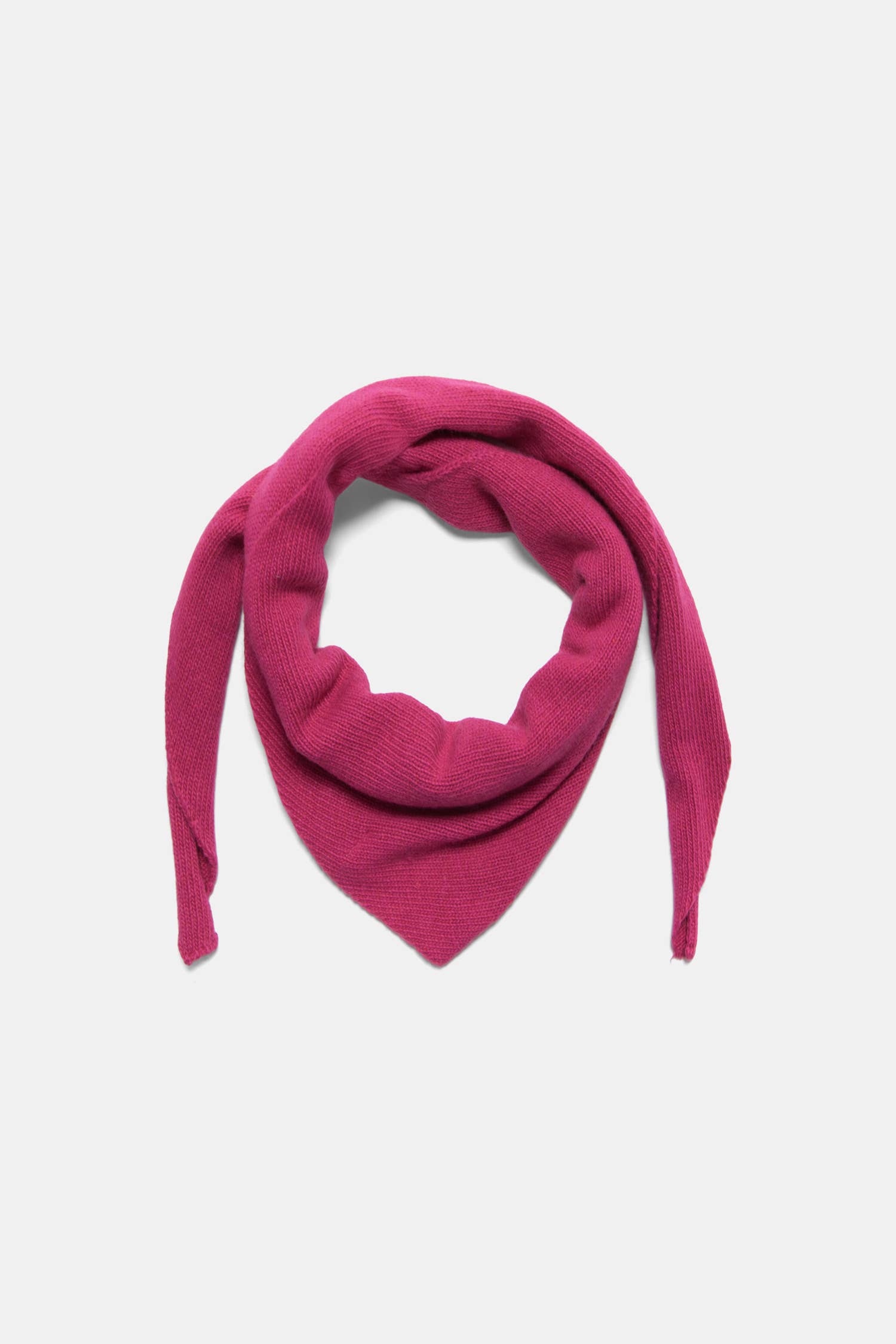 Sciarpa triangolare in maglia