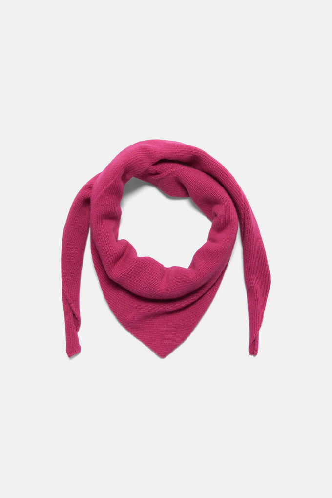 Sciarpa triangolare in maglia