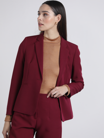 Blazer classico bordeaux da donna