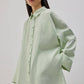 Camicia oversize in raso
