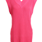 Gilet lungo in maglia di cotone
