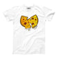 T-shirt grafica pizza Wu-Tang in cotone biologico