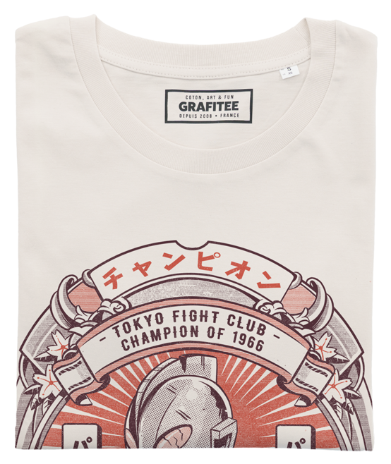 T-shirt unisex Tokyo Fighter con stampa robot in stile manga