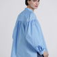Camicia con maniche a palloncino e arricciatura