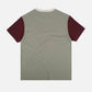 T-shirt Uomo Color Block Velo di Ferro con Ricamo Elefante