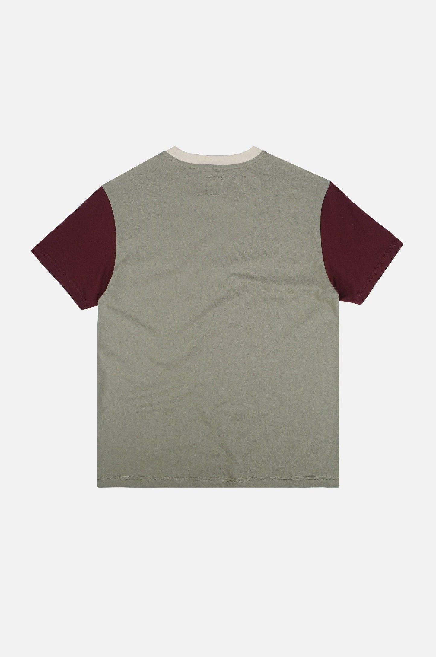 T-shirt Uomo Color Block Velo di Ferro con Ricamo Elefante