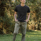 T-shirt con taschino in cotone riciclato