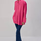 Camicia in raso con polsini ampi
