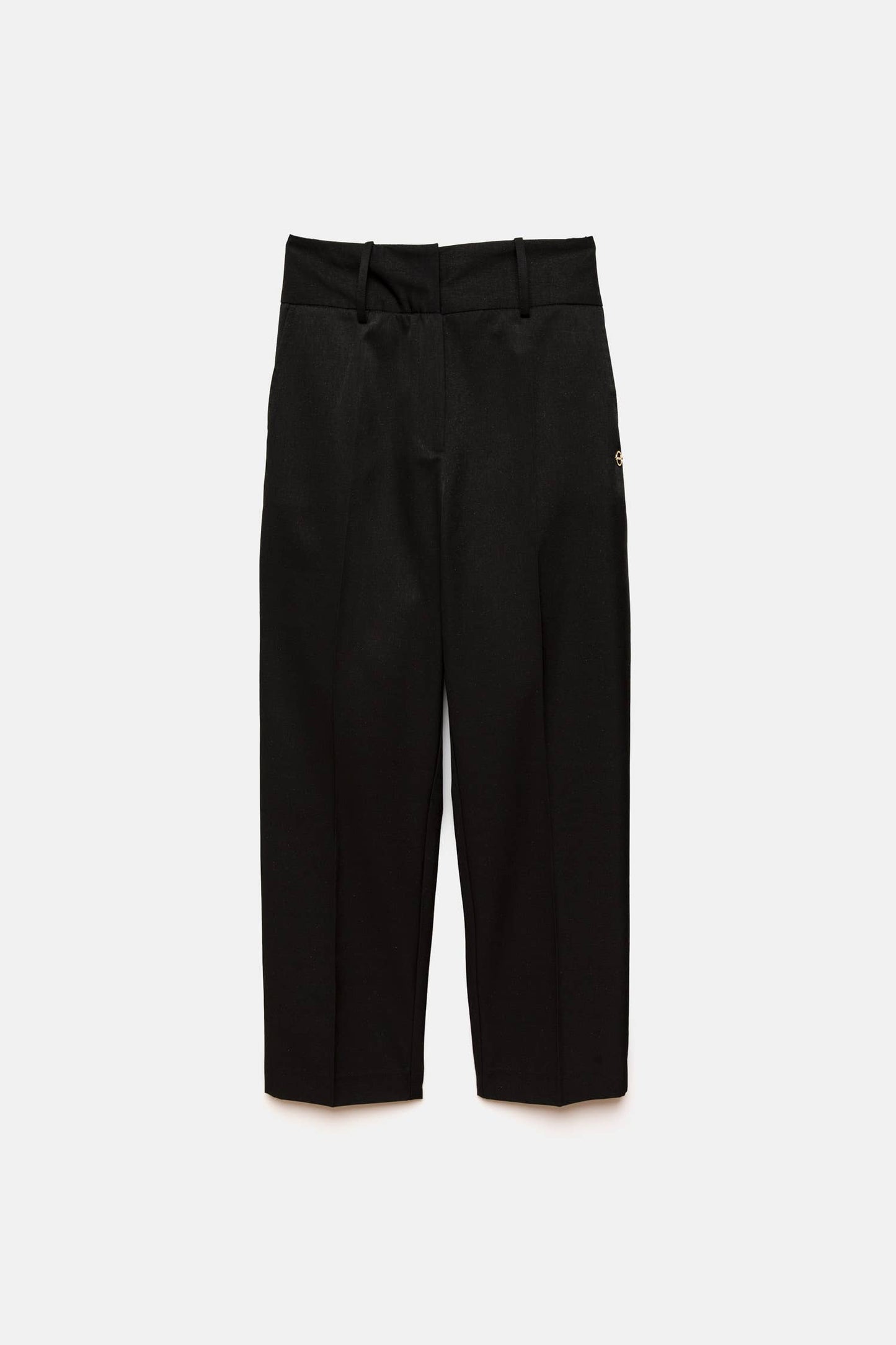 Pantaloni eleganti a vita media dal taglio affusolato