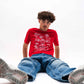 T-shirt grafica Goldorak in cotone biologico