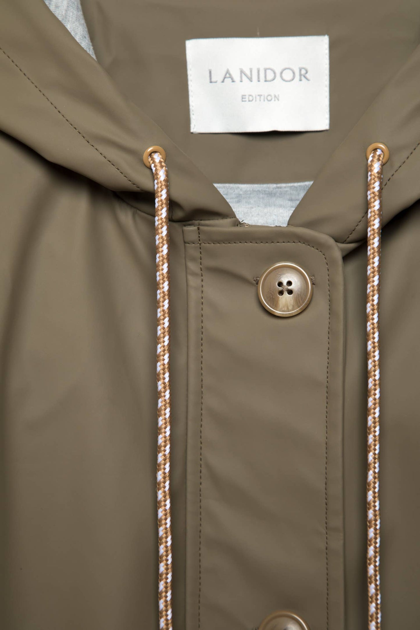 Parka con cappuccio e coulisse