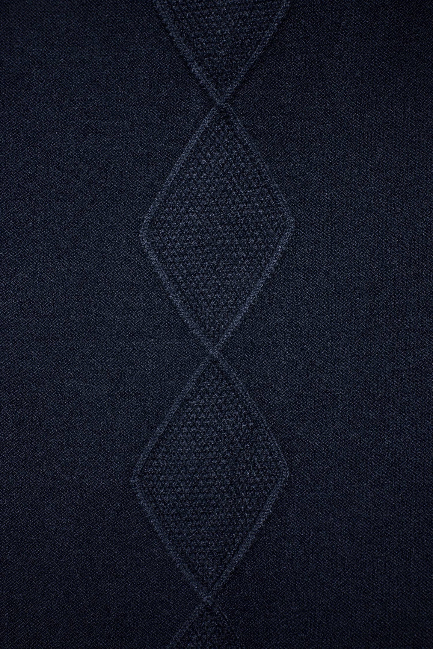 Pantaloni larghi in maglia con dettagli crochet