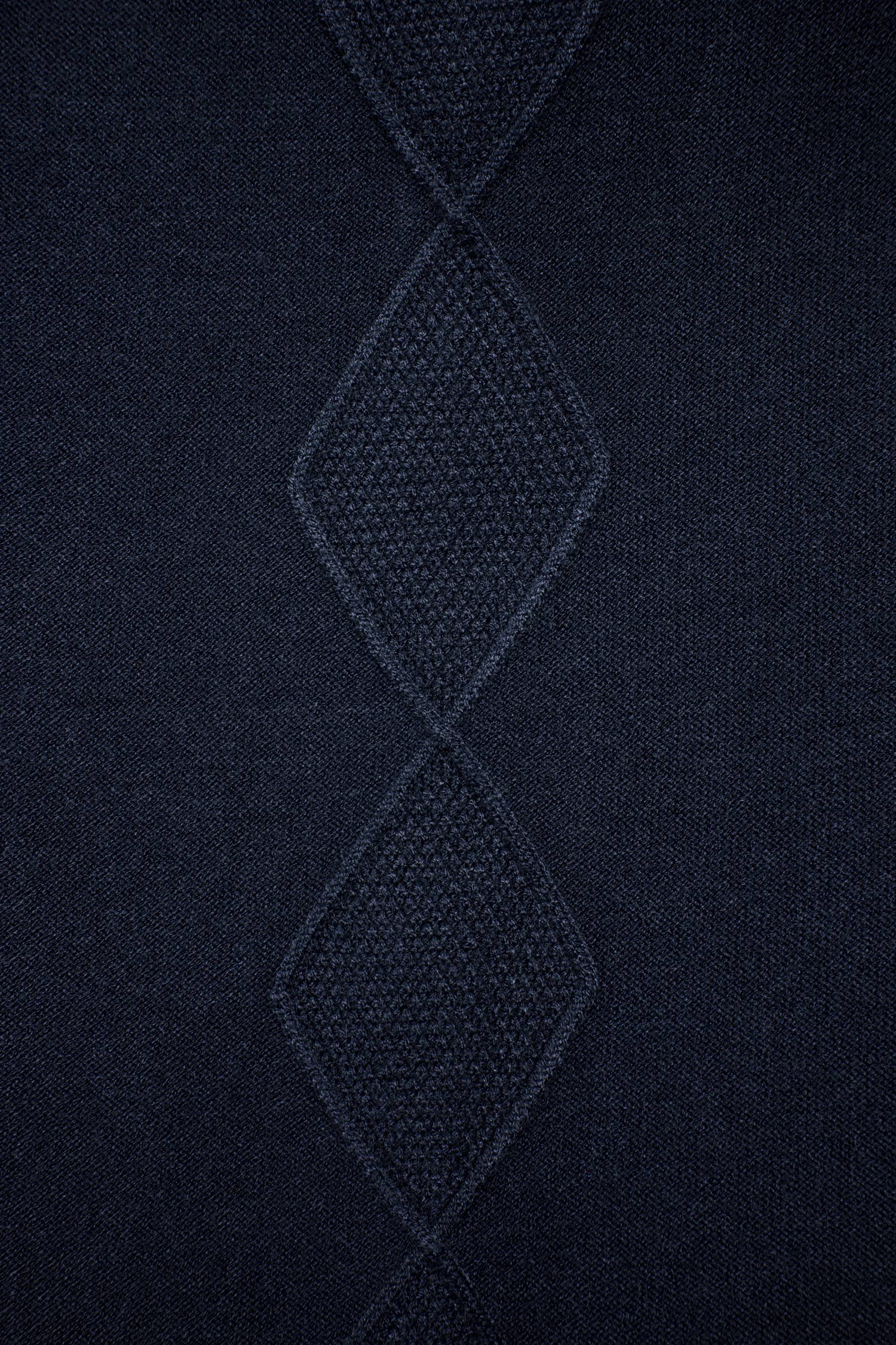Pantaloni larghi in maglia con dettagli crochet