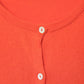 Cardigan in maglia rasata con bottoni a contrasto