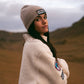 Cappello beanie in lana merino color sabbia