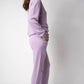 Maglione scollo a V in misto cashmere