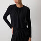 Body nero Sandy con laccio