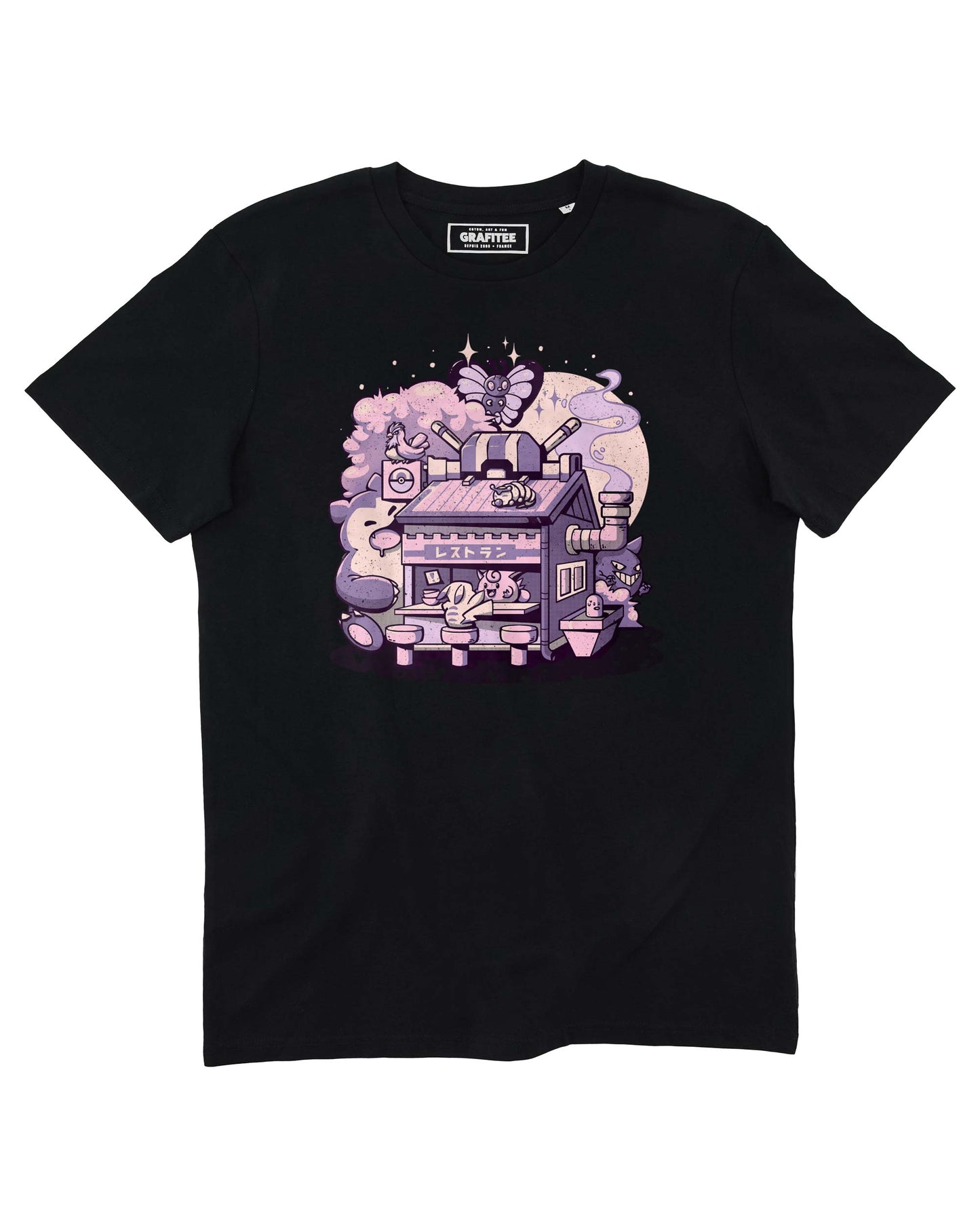 T-shirt unisex Pokeramen con grafica giapponese
