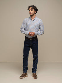 Jeans uomo in cotone stretch