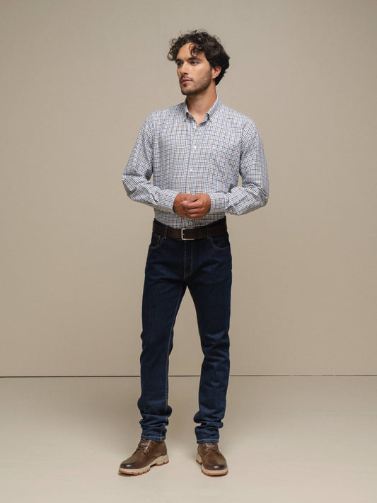 Jeans uomo in cotone stretch