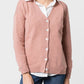 Cardigan con bottoni in madreperla in lana e cashmere