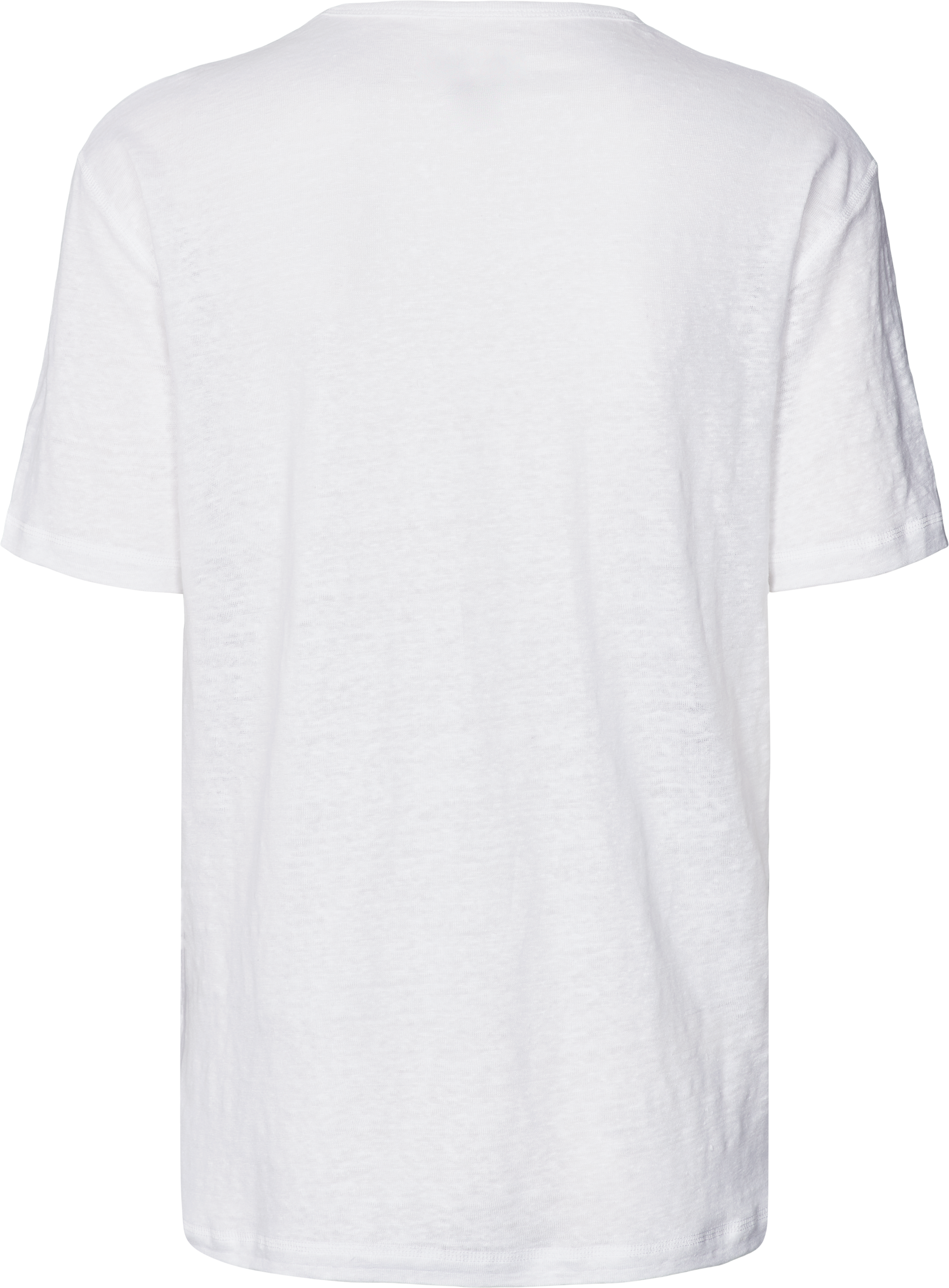 T-shirt Nynne in lino bianca