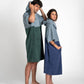Poncho Surf Blu Tramonto in Cotone Biologico