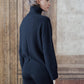 Maxi maglione a collo alto in puro cashmere