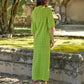 Completo maglia e gonna midi in maglia traforata