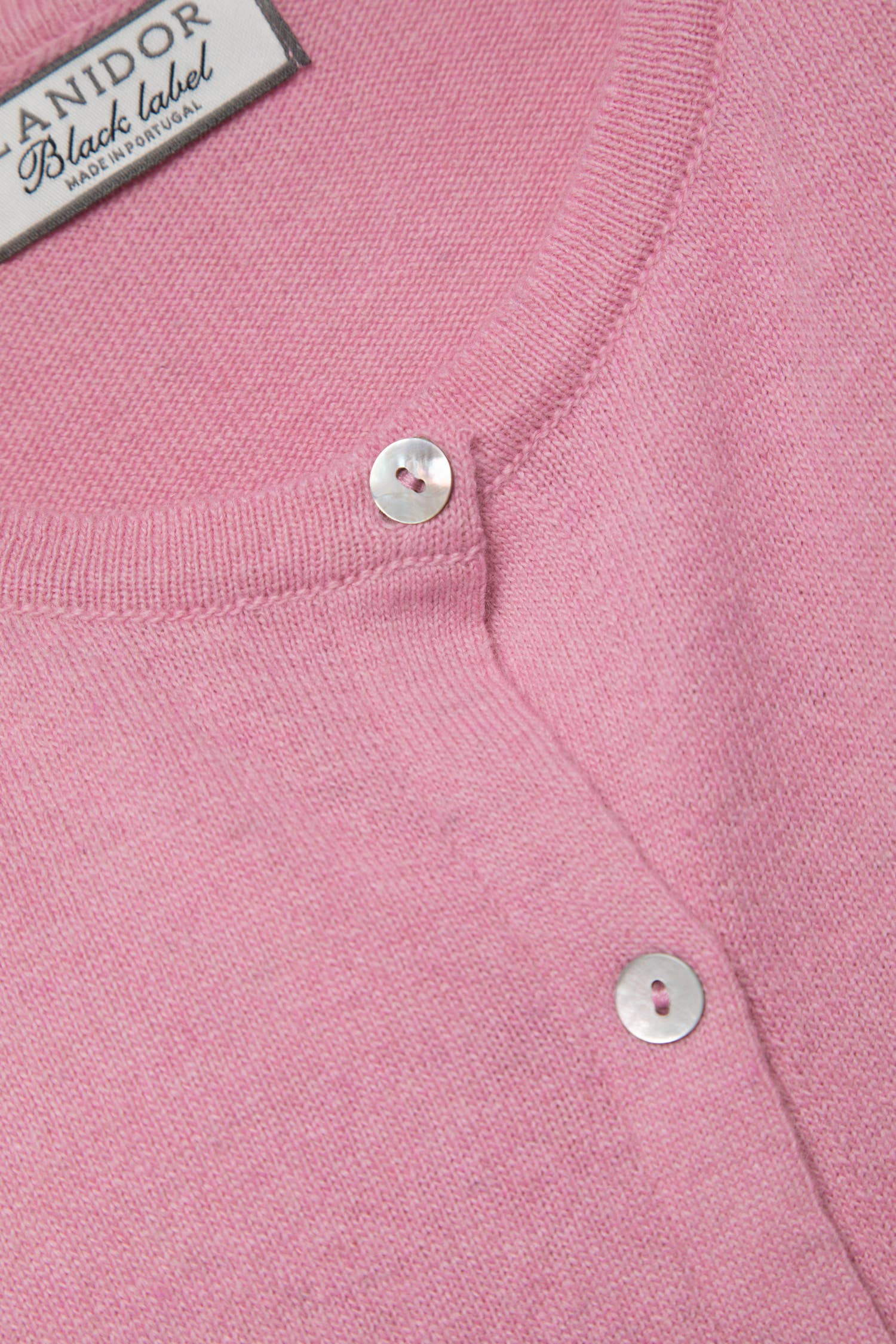 Cardigan in maglia rasata con bottoni