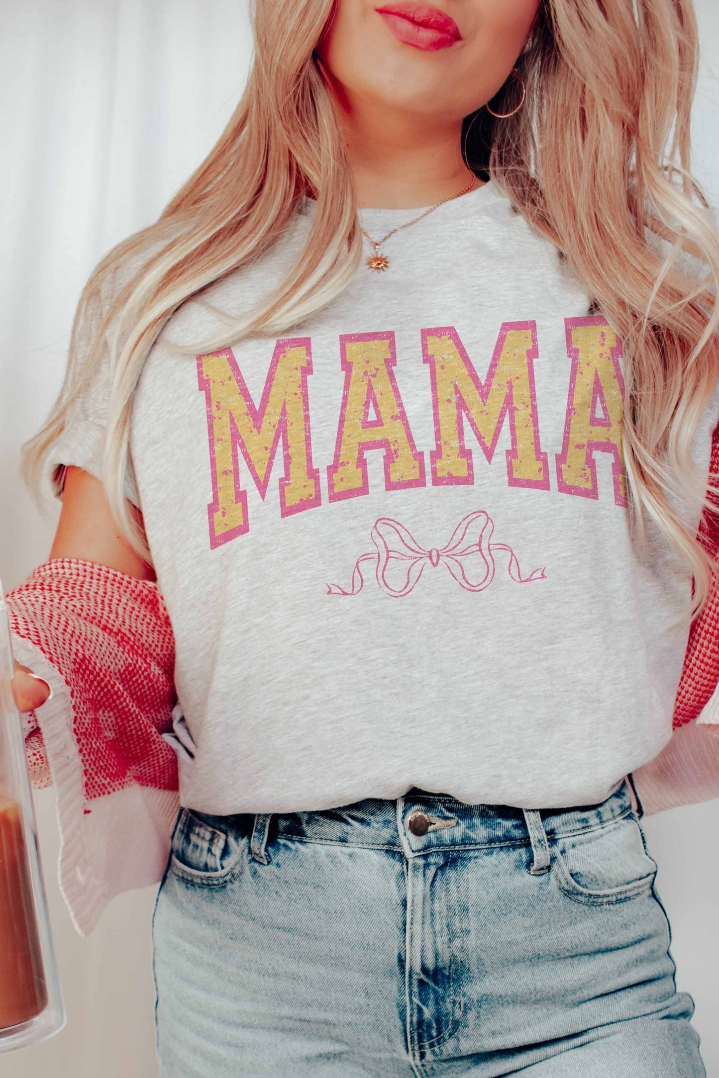T-shirt con grafica Mama Bow