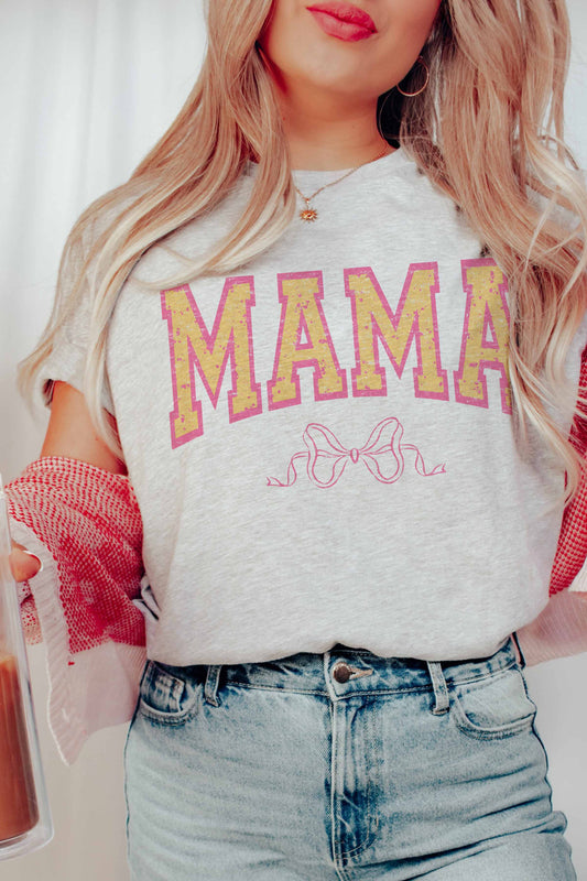 T-shirt con grafica Mama Bow