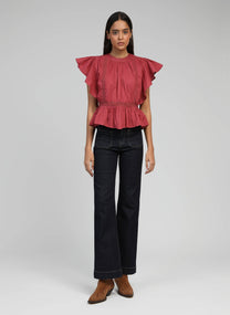 Blusa SaleK color ciliegia