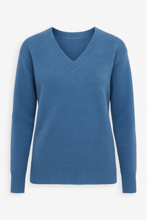 Maglione in lana con scollo a V