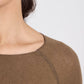 Maglia Amalie in misto lana con scollo a barca