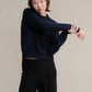 Maglione girocollo in puro cashmere