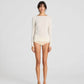 Maglia in lana Amalie bianco sporco