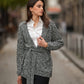 Cappotto in maglia con cintura