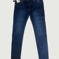 Jeans da uomo lavaggio scuro elasticizzati