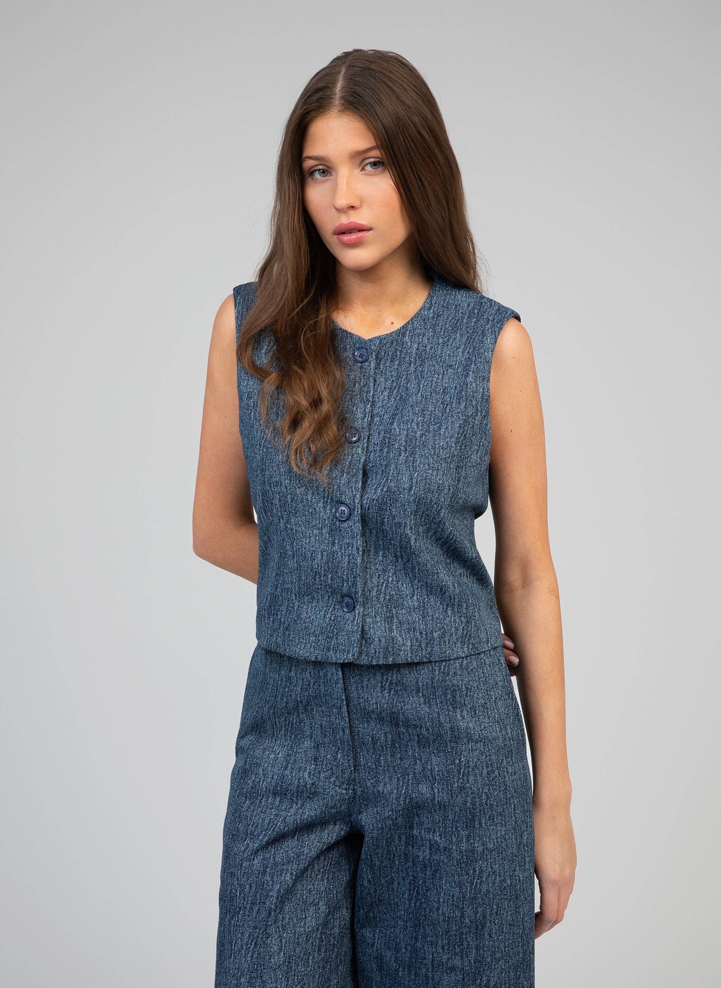 Gilet in denim Harper