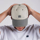 Cappellino dad hat bicolore con logo elefante ricamato