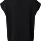 Gilet Thea in lana d’agnello nero