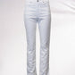 Pantaloni dritti a vita alta regular fit