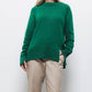 Maglione in maglia strutturata con girocollo